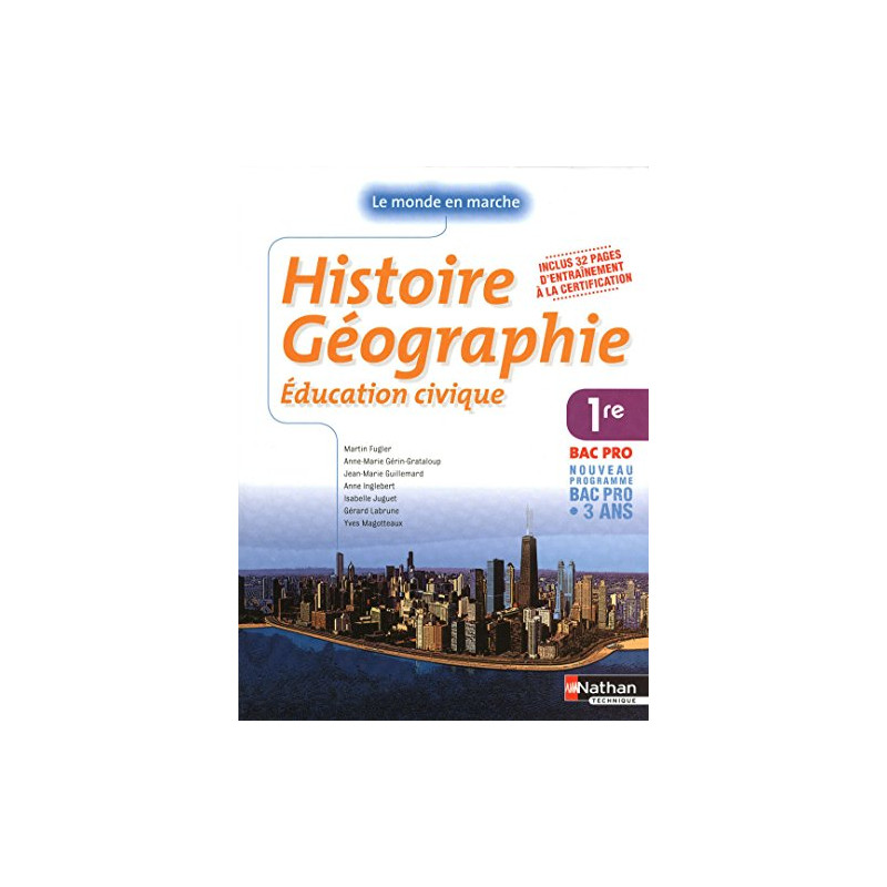 Histoire - Géographie - Éducation civique - 1Ére BAC PRO