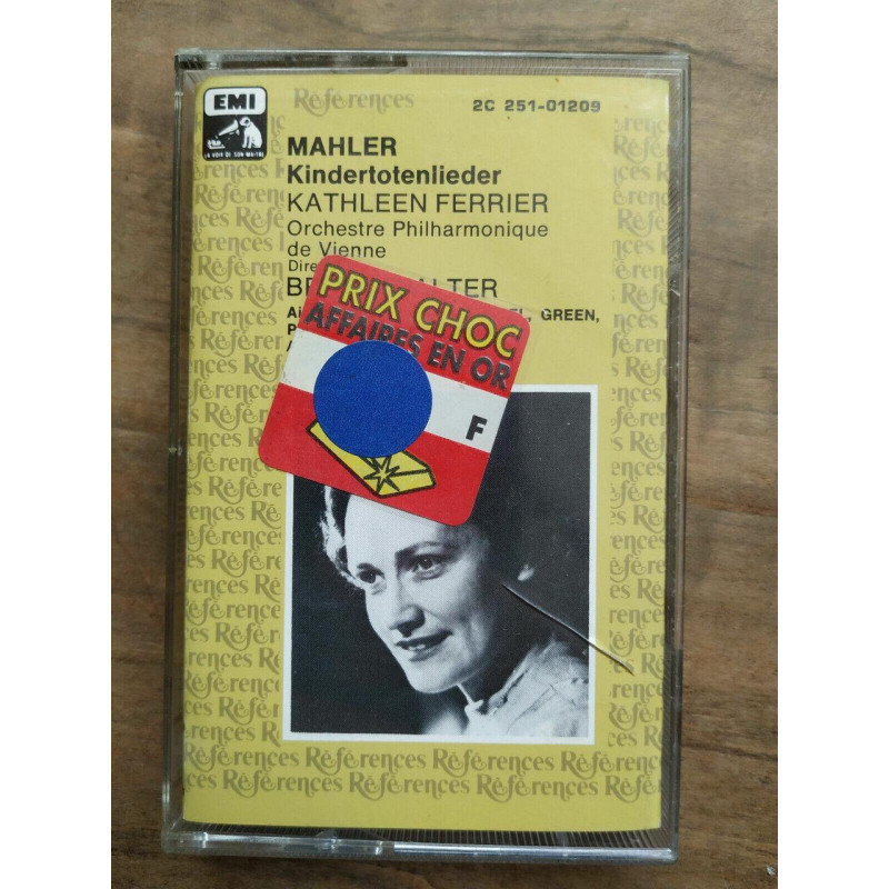 Mahler Kindertotenlieder - Bruno Walter Cassette Audio-K7