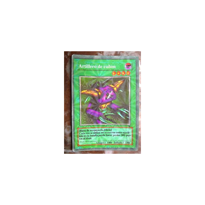 Artillero de Canon 76 YU-GI-OH