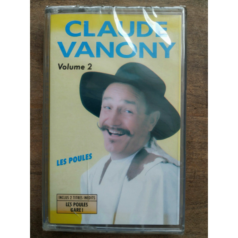 Claude vanony Les poules Volume 2 Cassette audio-k7 NEUVE SOUS BLISTER