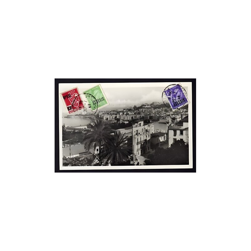 CP ALGER avec n 649 651 FRANCE n 178 ALGERIE