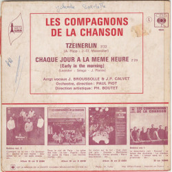 Tzeinerlin / Chaque Jour A La Même Heure