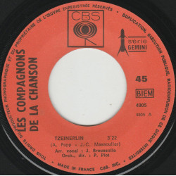 Tzeinerlin / Chaque Jour A La Même Heure