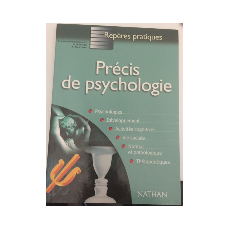 Précis de psychologie