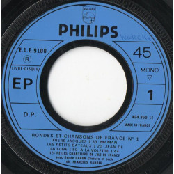 Rondes Et Chansons De France Nº 1