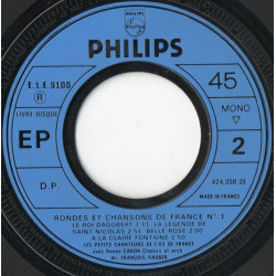 Rondes Et Chansons De France Nº 1