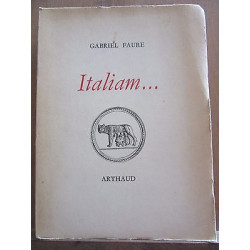 Gabriel faure italiam