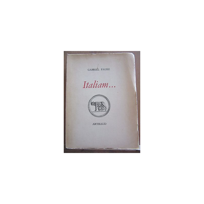 Gabriel faure italiam