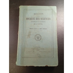 Bulletin de la Société des sciences historiques et naturelles de...