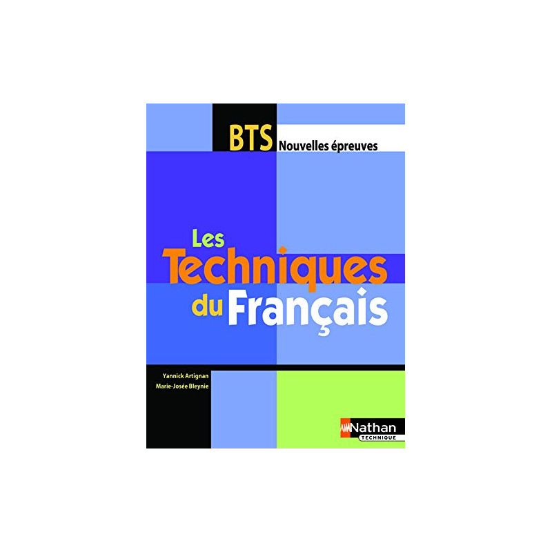 Techniques francais bts eleve