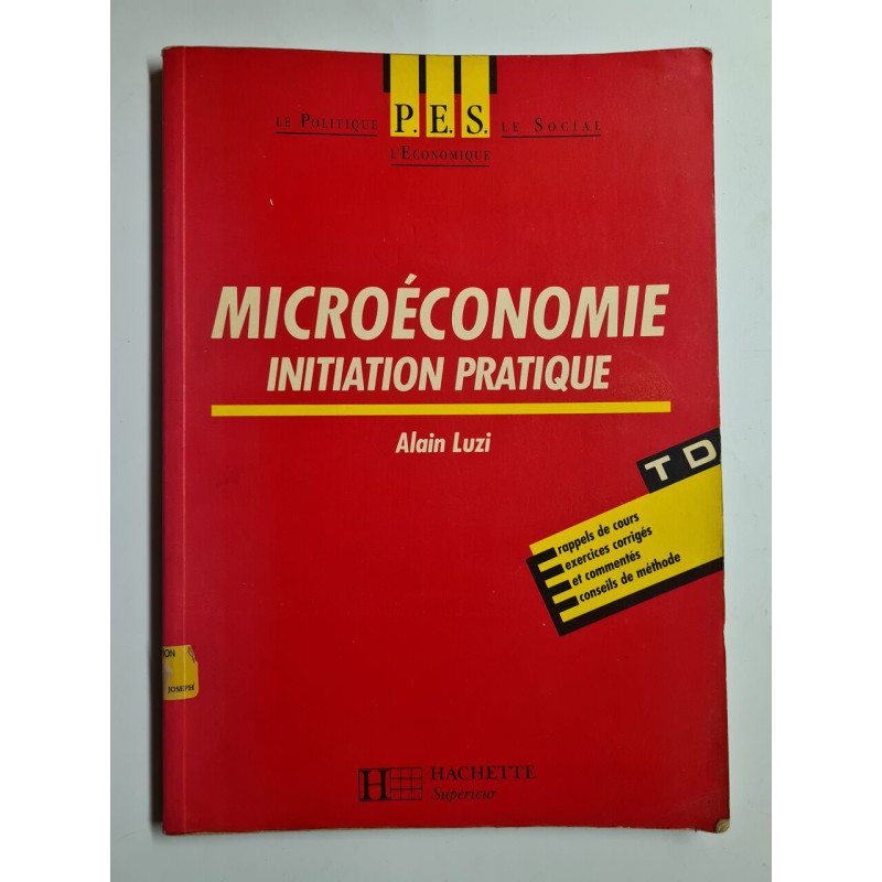 Microéconomie : initiation pratique