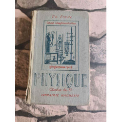 Physique - classe de troisieme des cours complementaires -...