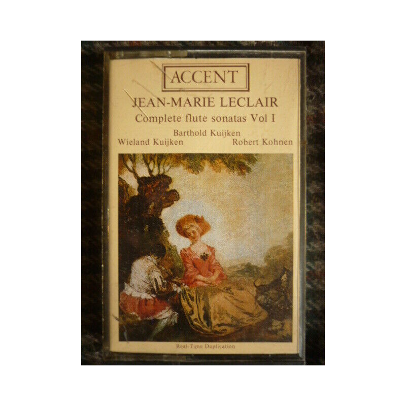 Complete flute sonatas vol 1 Cassette Audio-Accent ACC 8435