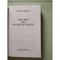 Histoires des paysans de France