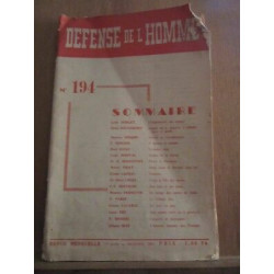 Défense n194 Revue mensuelle Décembre 1964
