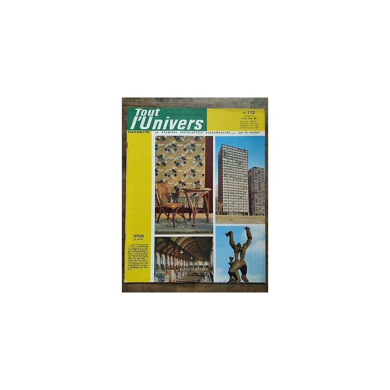Tout l'Univers Nº 172 hachette 4 au 11 Février 1966