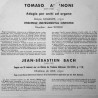 Adagio Per Archi Ed Organo / Fugue En Si Mineur Sur Un Thème De...