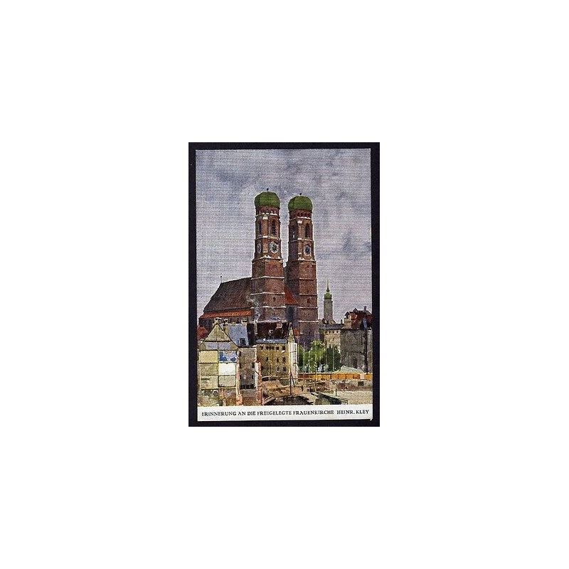 CPA Ak Heinrich Kley ERINNERUNG AN DIE FREIGELEGTE FRAUENKIRCHE...