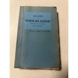 Bulletin de la societe des sciences historiques et naturelles de...