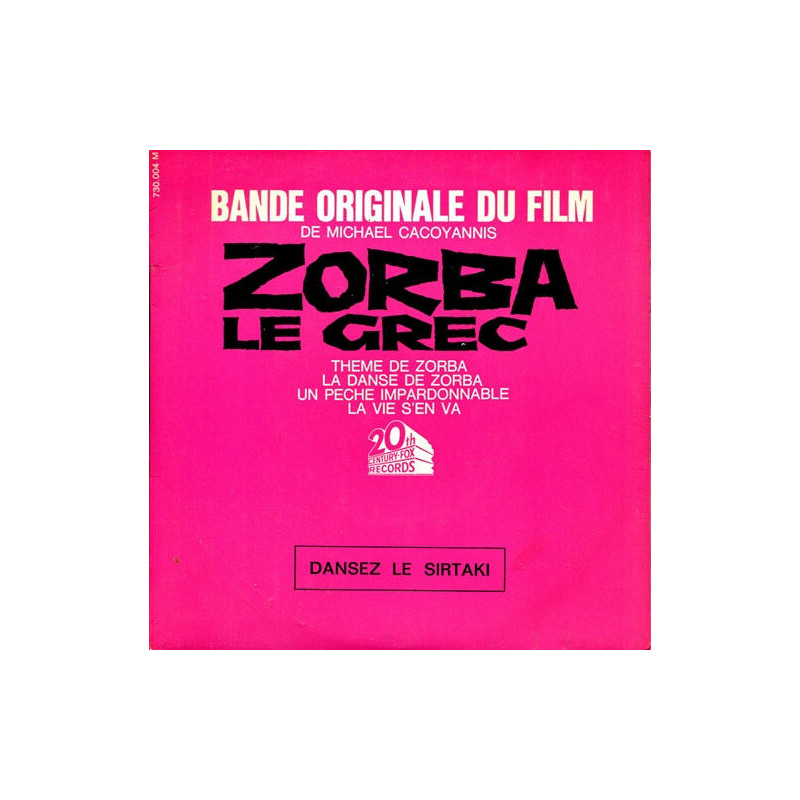 Bande Originale Du Film Zorba Le Grec