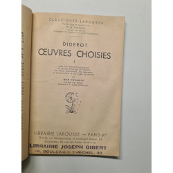 Oeuvres choises I romans