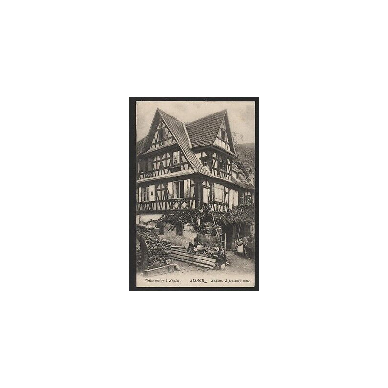 CPA 67 Vieille Maison à ANDLAU Alsace Traditionnelle