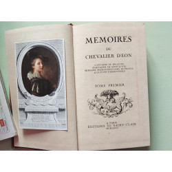 Mémoires du Chevalier D'Eon - tome 1
