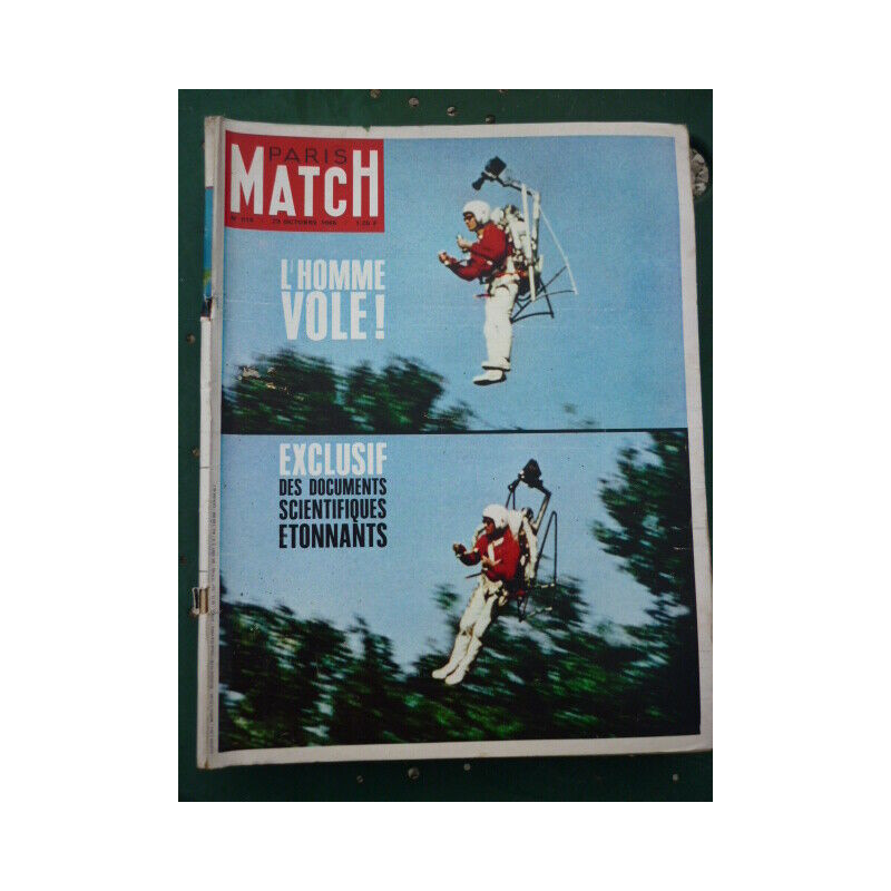 Paris Match n916 29 OCTOBRE 1966 vole