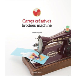 Cartes créatives brodées machine