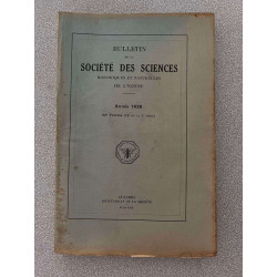 Bulletin de la Société des Sciences Historiques et Naturelles de...