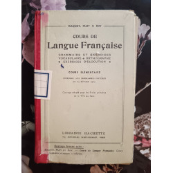 Cours de lingue française