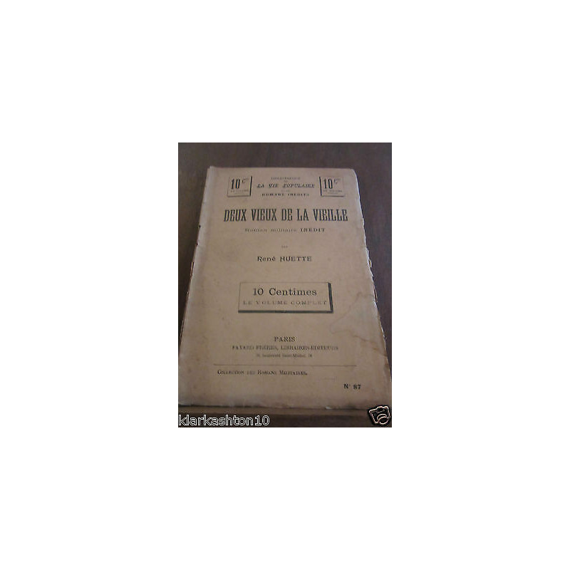 Huette deux vieux de la vieille Bibliothèque de la vie populaire