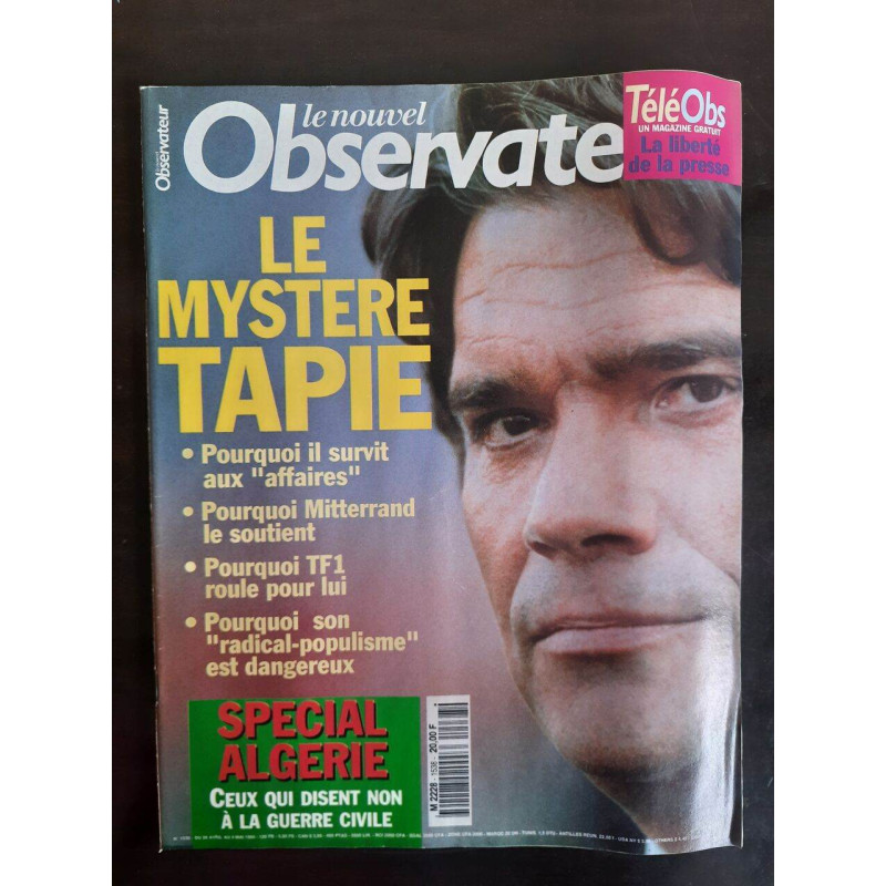Observateur - Nº 1538 : Le mystere tapie / Mai 1994