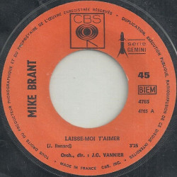 Laisse Moi T'aimer / Parce Que Je T'aime Plus Que Moi