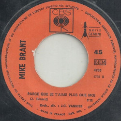 Laisse Moi T'aimer / Parce Que Je T'aime Plus Que Moi