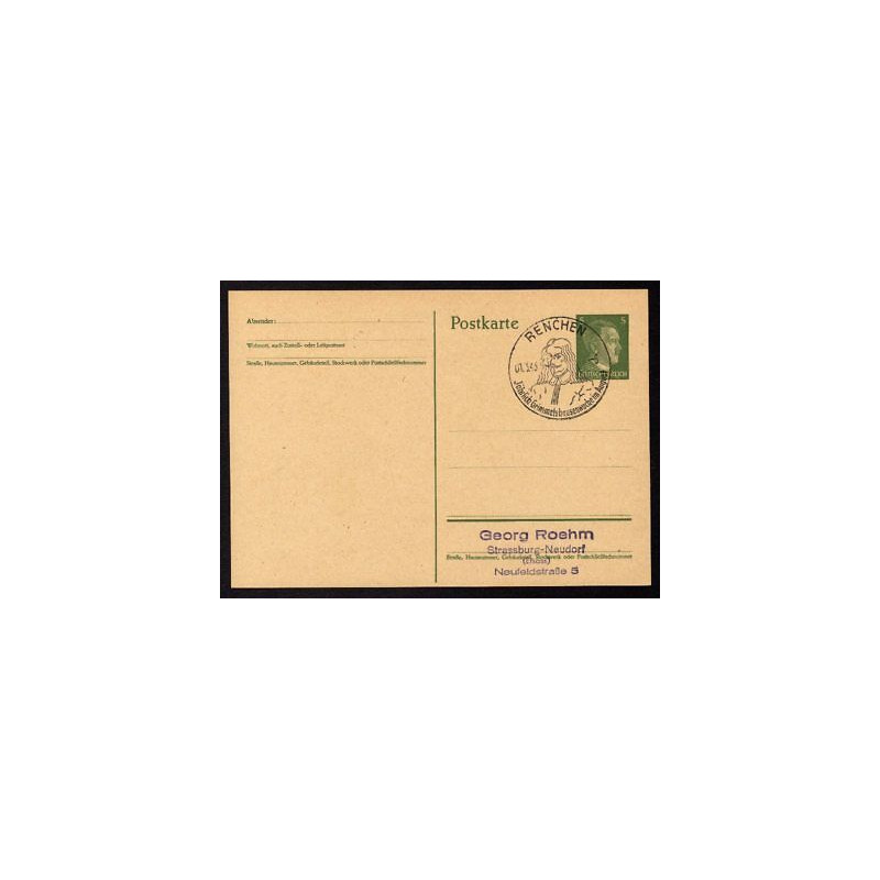 Ganzsache RENCHEN Cachet Spécial 010343 WW2