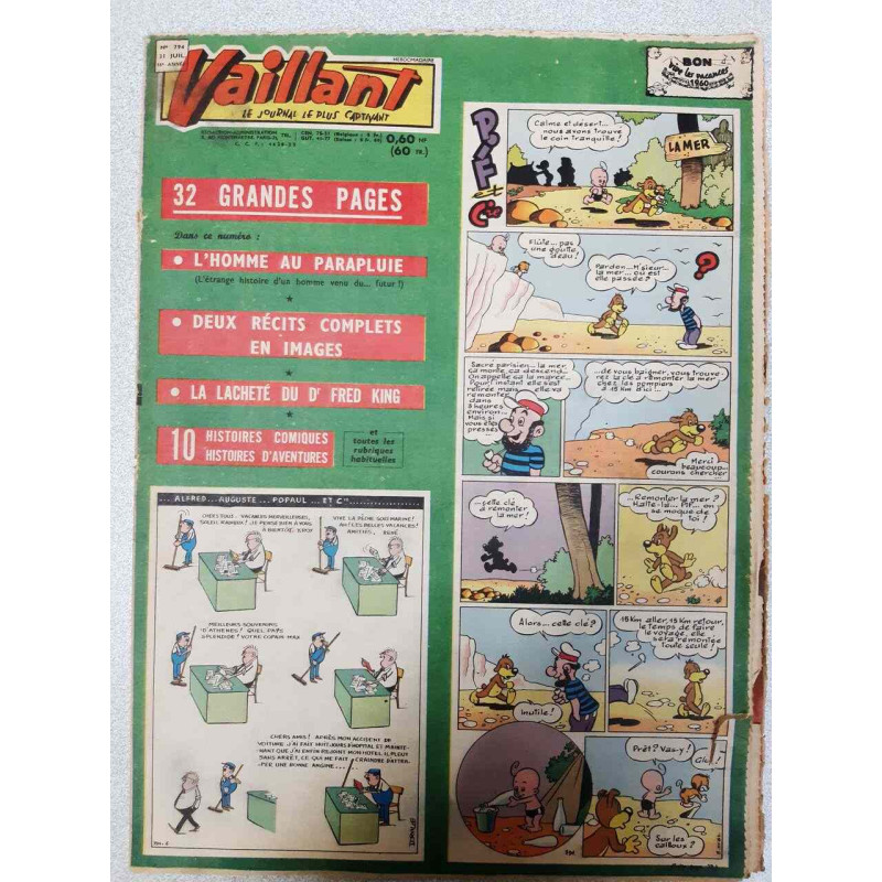 Vaillant Nº794 - Le Journal Le Plus Captivant