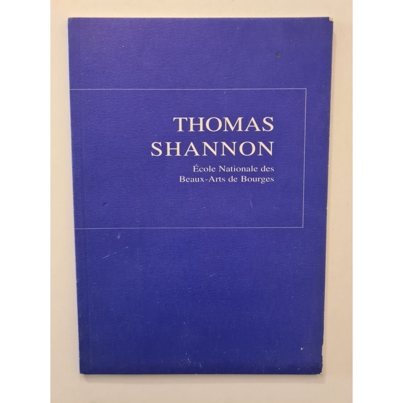Thomas Shannon École nationale des Beaux-Arts de Bourges
