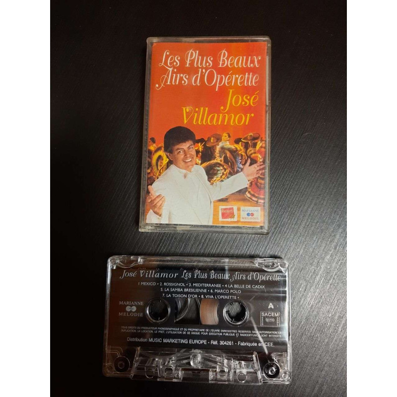 K7 Audio : José Villamor - Les Plus Beaux Airs d'Opérette