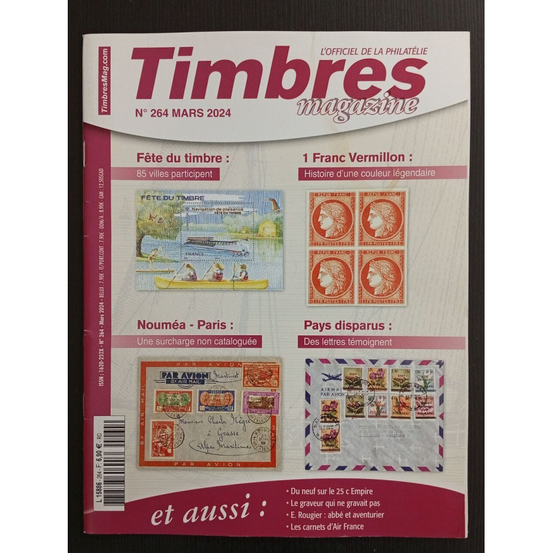 Revue Timbres Magazine N° 264