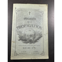 Annales de la propagation de la foi n°363