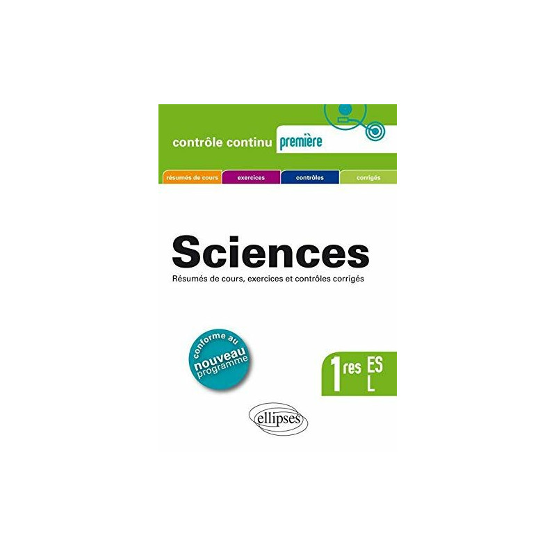 Sciences Premières ES et L Nouveau Programme 2011
