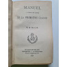 Manuel al'usage des éléves de la premiere classe