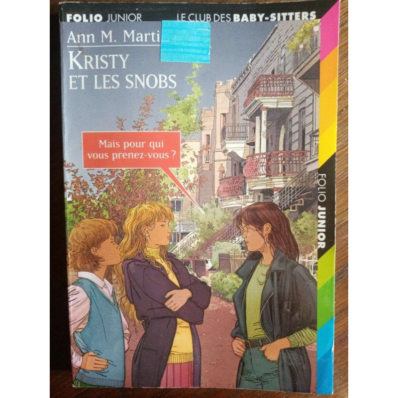 Ann m Martin Kristy et les snobs