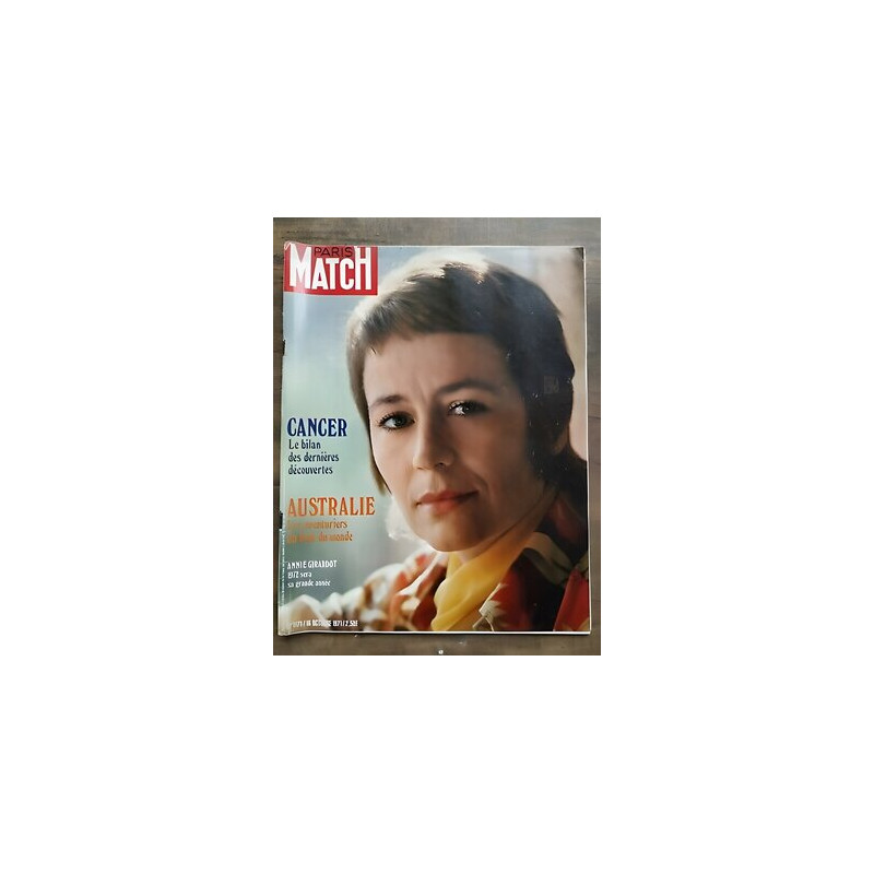 Paris Match Nº1171 16 Octobre 1971 Anne Girardot 1972 Sera sa...