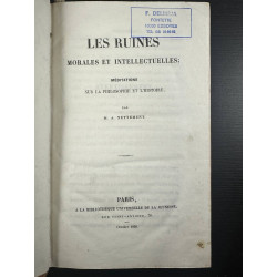 Les ruines morales et intellectuelles