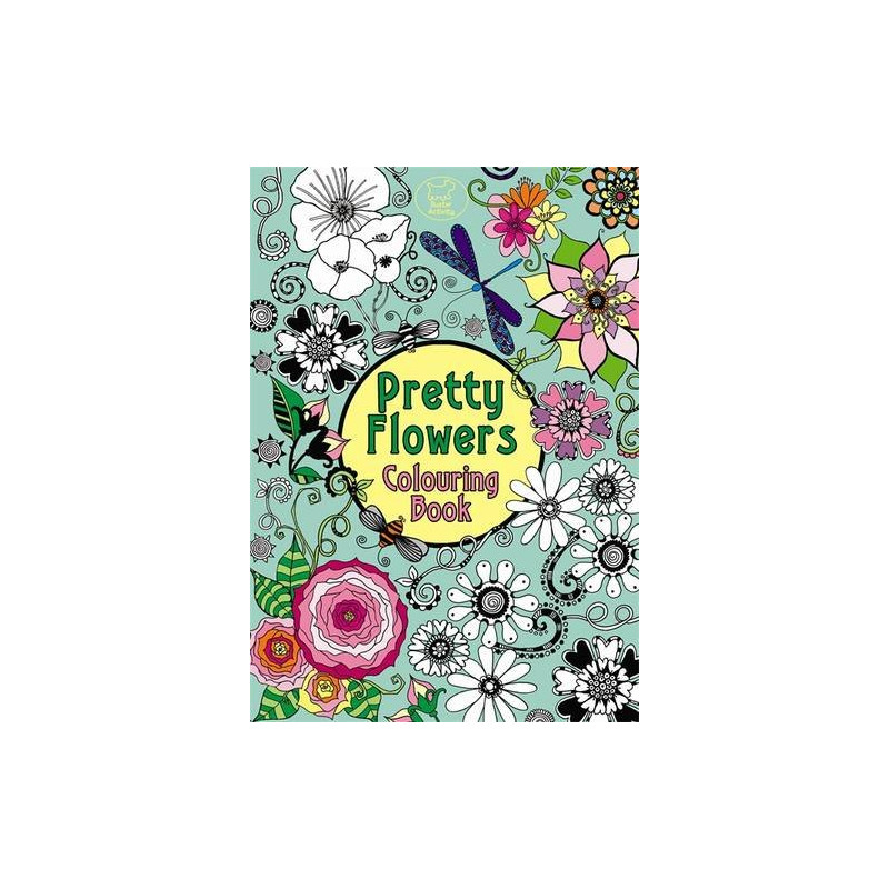 Pretty Flowers Colouring Book