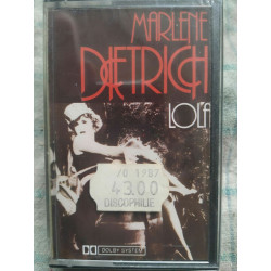Marlene Dietrich Lola Cassette Audio-K7 NEUVE SOUS BLISTER