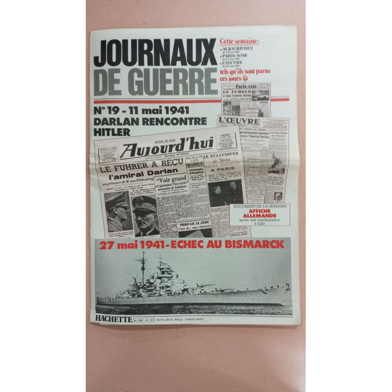 Revue Journaux de Guerre N° 19
