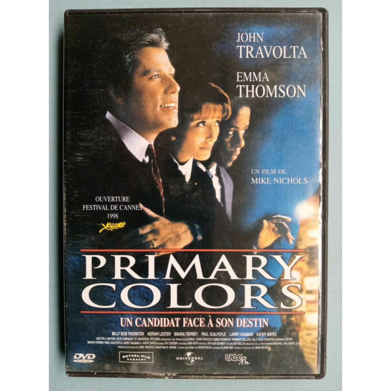 Primary Colors John Travolta Emma Thompson DVD simple
